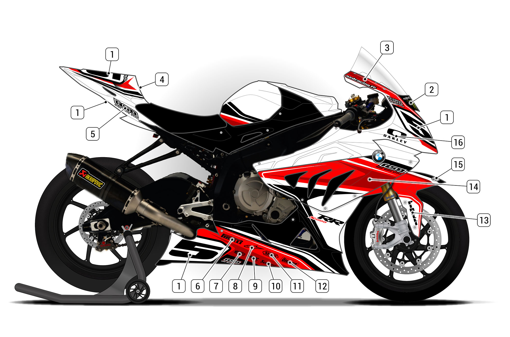 ☆ジャンク品 s1000rr 2012 エキパイ Yahoo!オークション - BMW