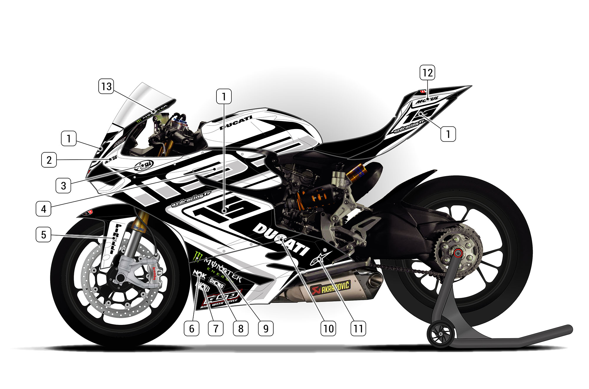 Ducati Panigale 1199 D2 | ASD Racing