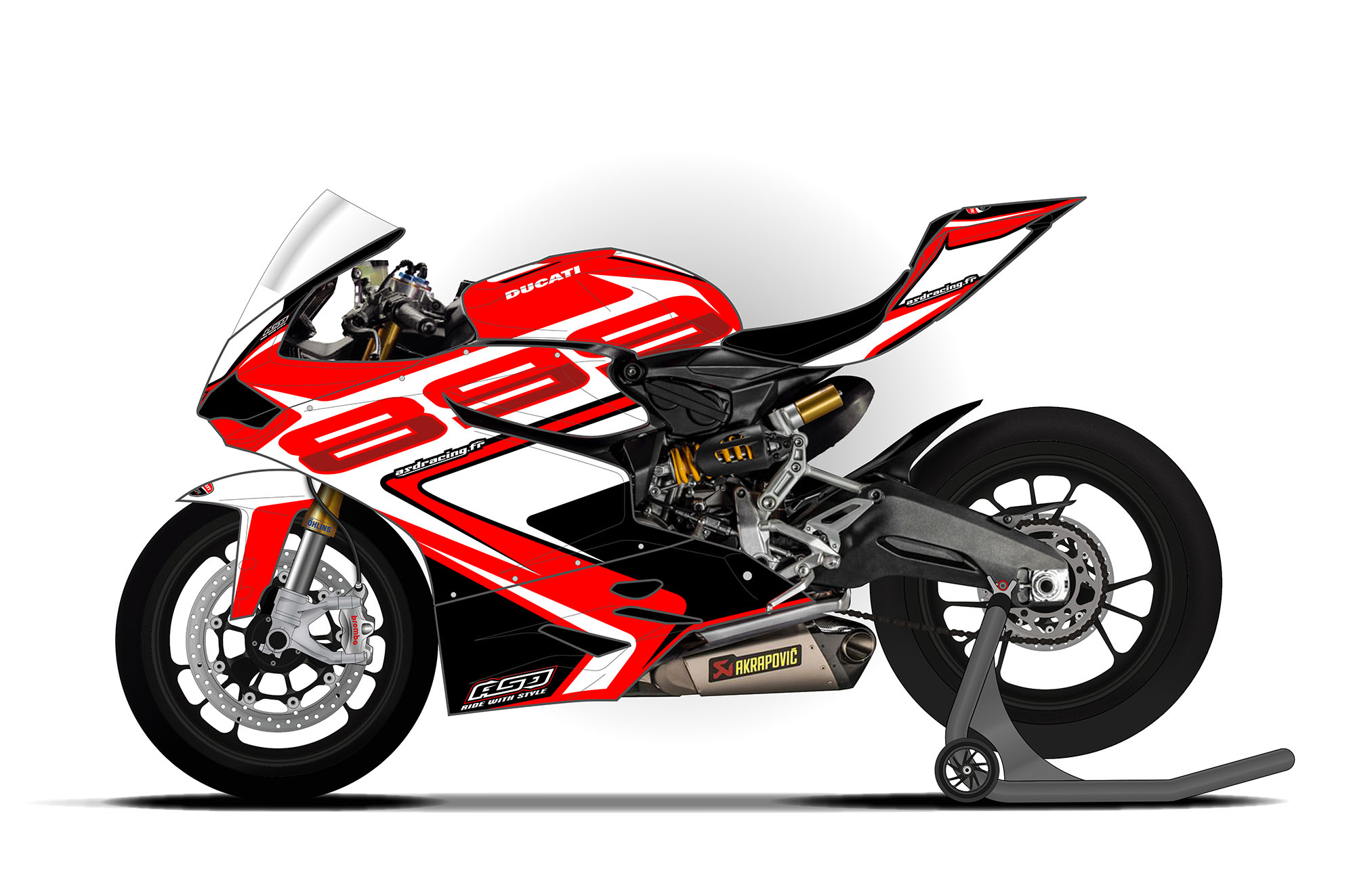 For Ducati Monster 937/950/1200 1199 1299 959 899 Panigale V4