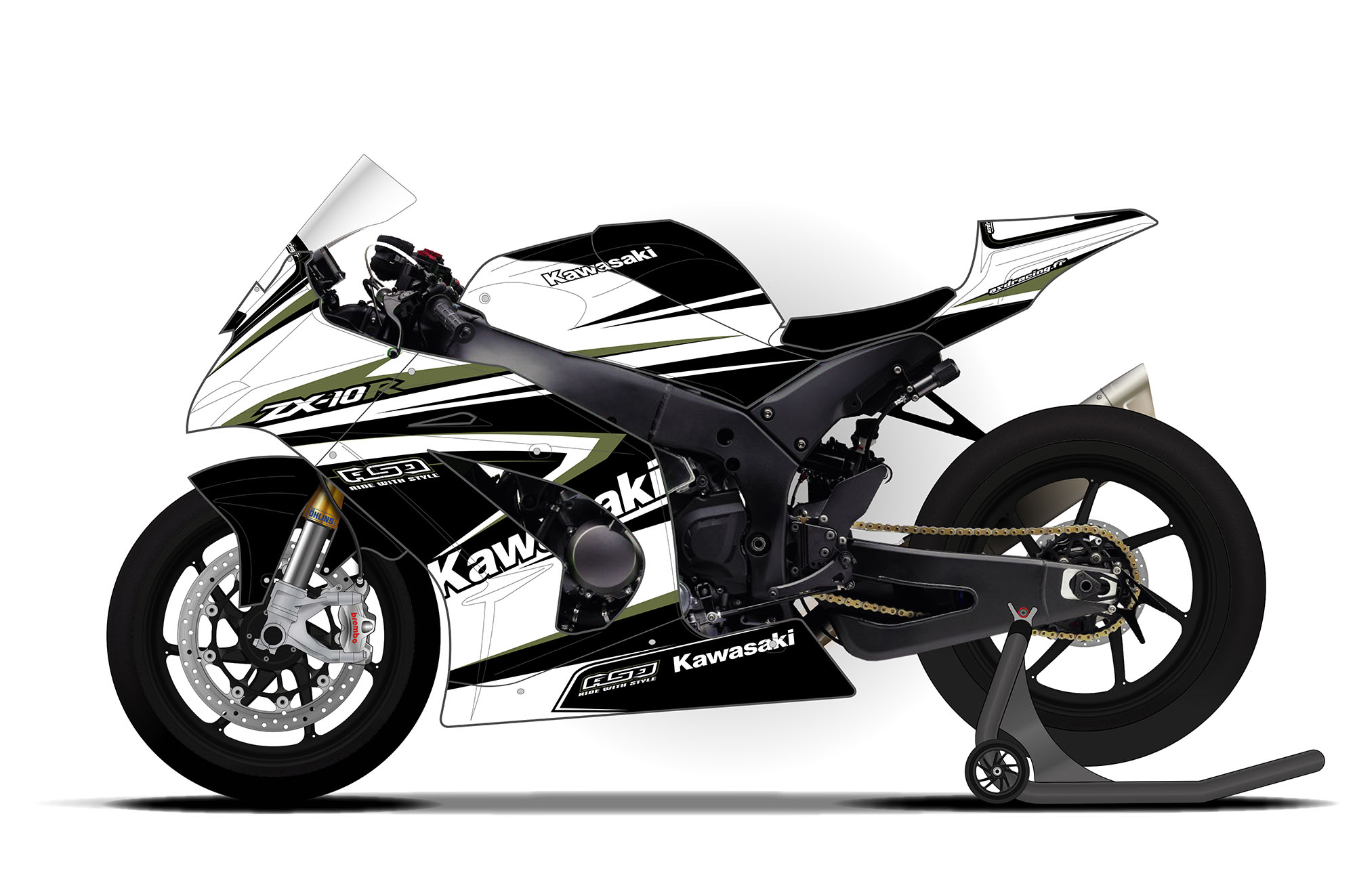 Kawasaki ZX-10R 2011/15 D1 | ASD Racing