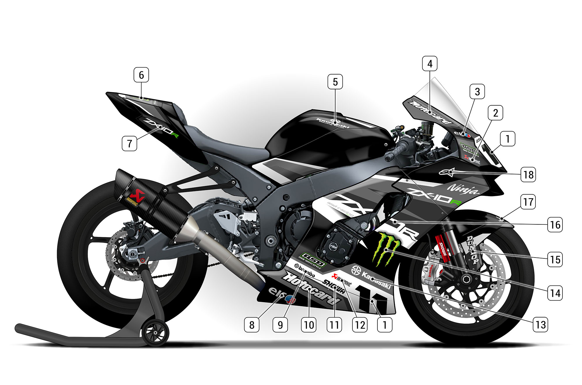 Grey zx10r deals