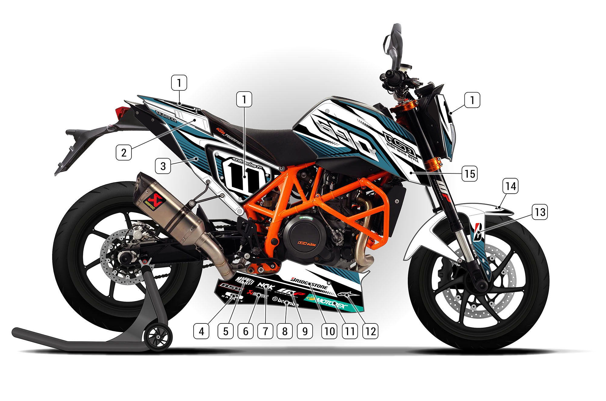 KTM 690 Duke 2013 19 ASD Racing
