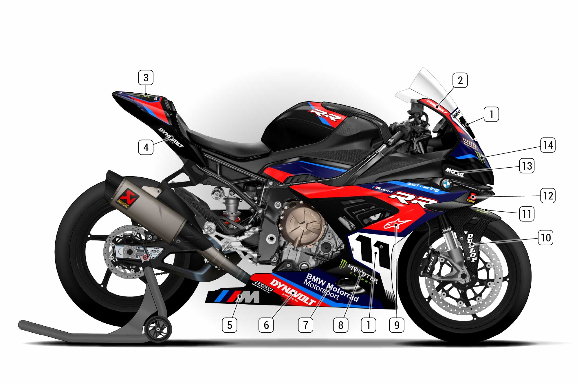 BMW M1000RR 2019/22 | ASD Racing