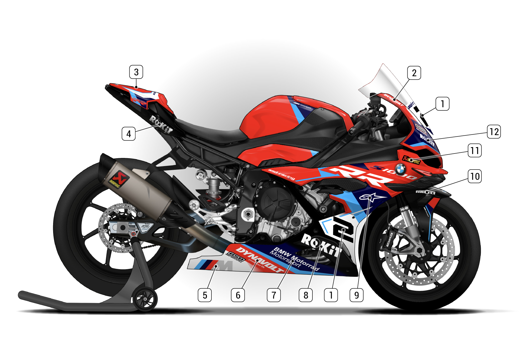 Bmw S1000rr Superbike Blue