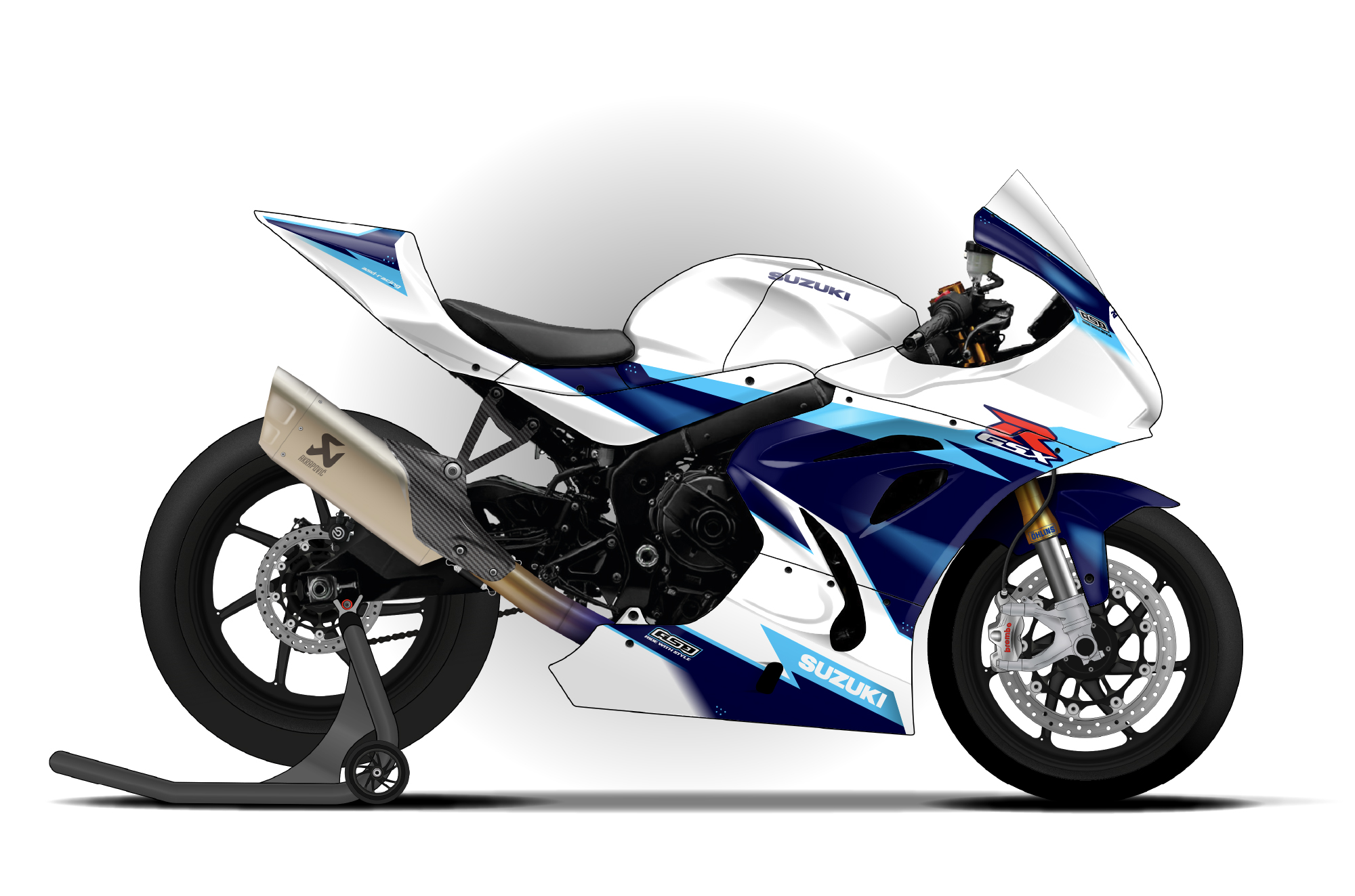 GSX-S1000 ホワイト/ブルー 10996km スズキ（SUZUKI）2022年 GSX-S1000 