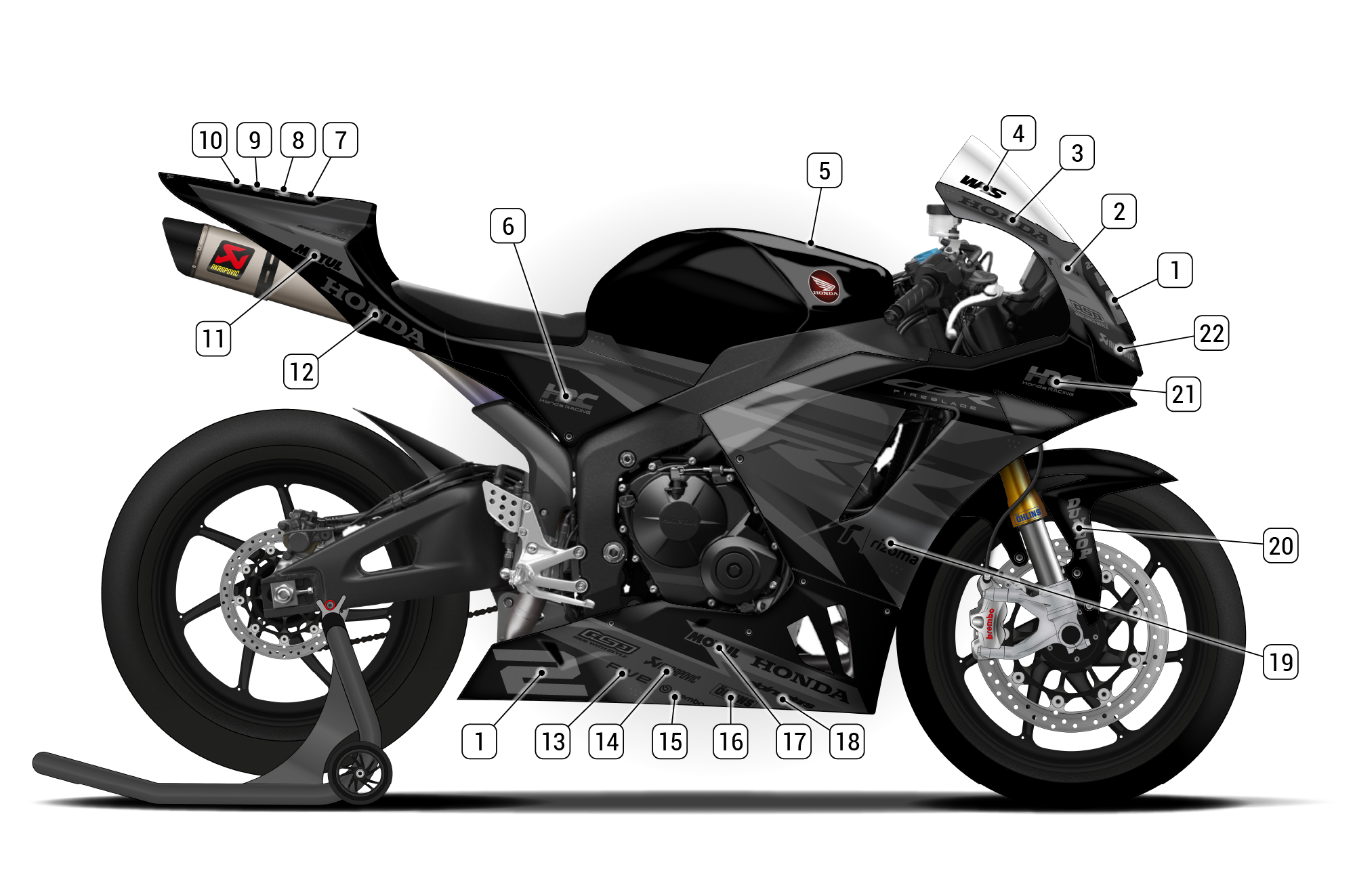 2024/25 Honda CBR600RR | ASD Racing