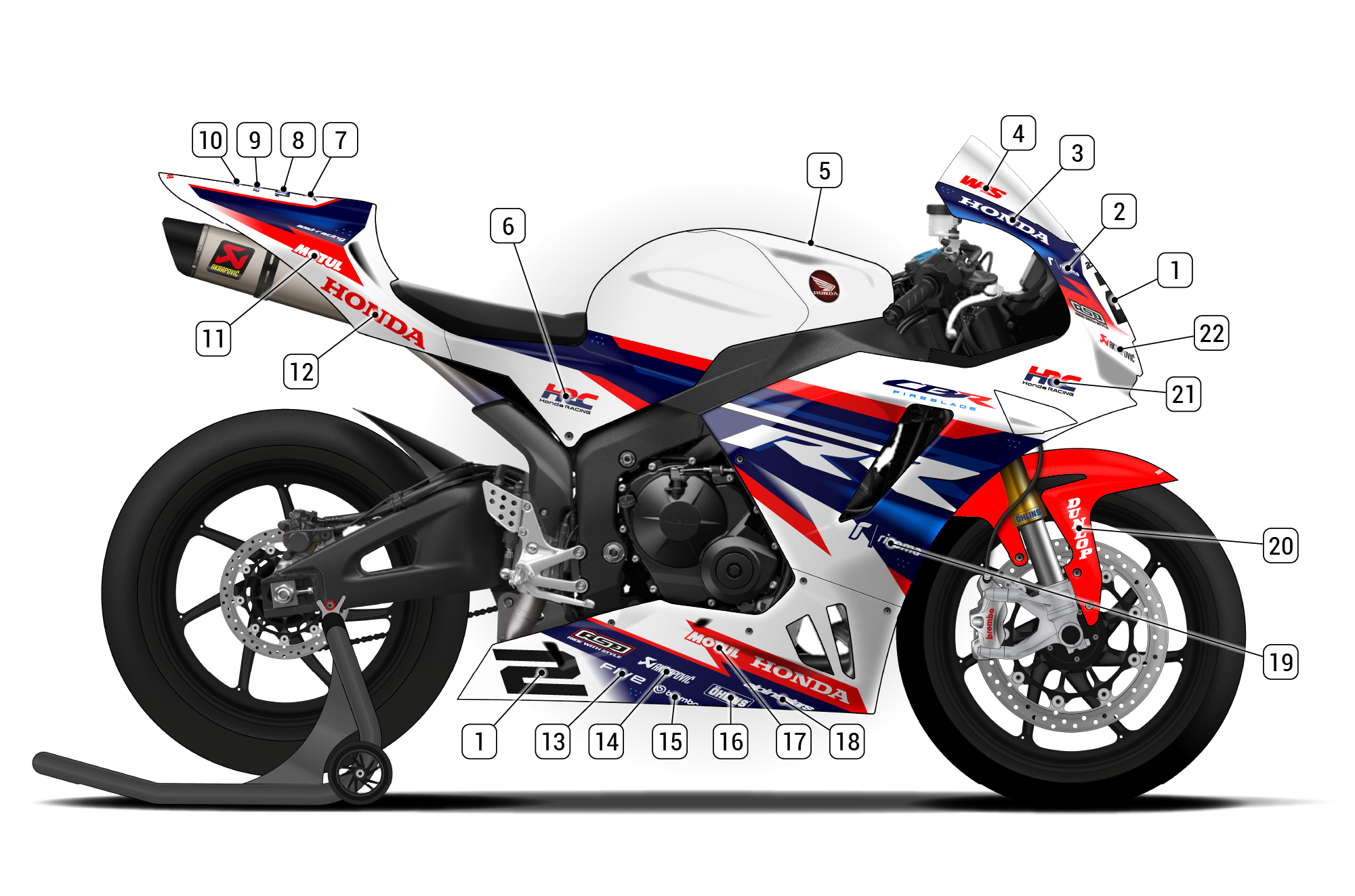 2024/25 Honda CBR600RR | ASD Racing
