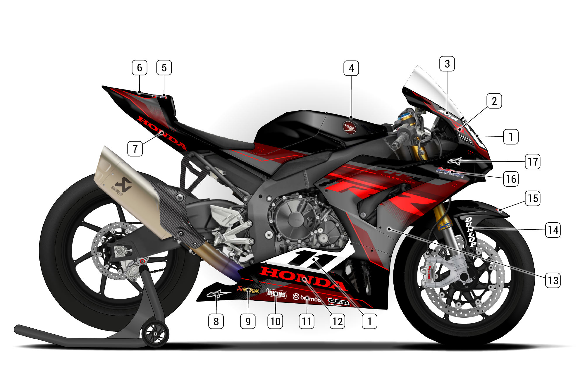 Honda CBR1000RR 2020/23 | ASD Racing