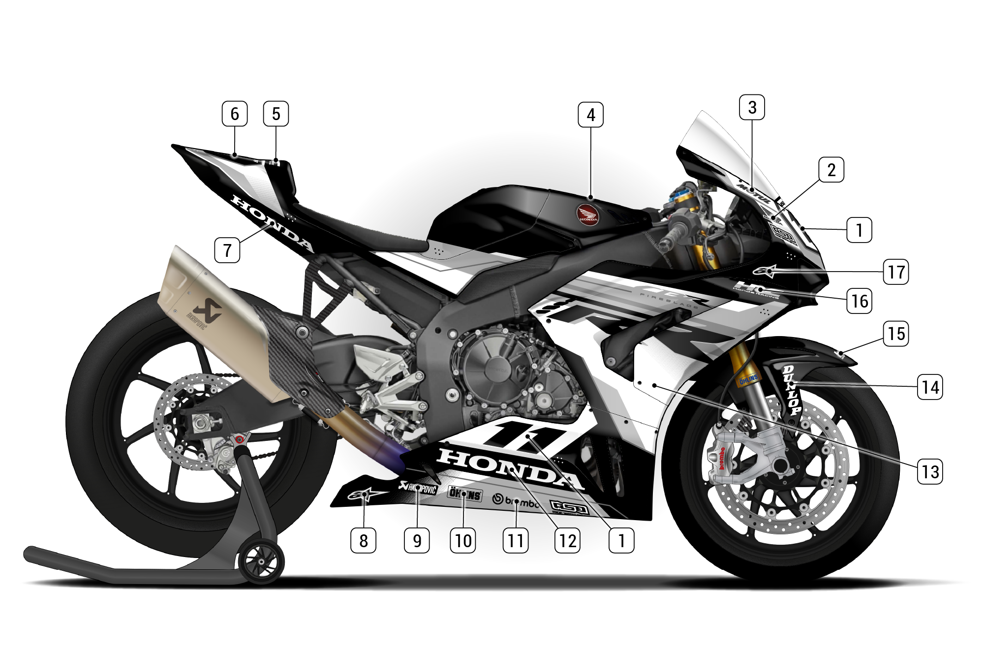 Honda CBR1000RR 2020/23 | ASD Racing