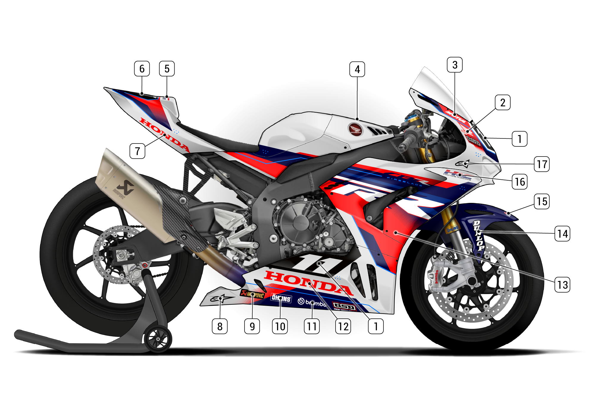 Honda CBR1000RR 2020/23 | ASD Racing