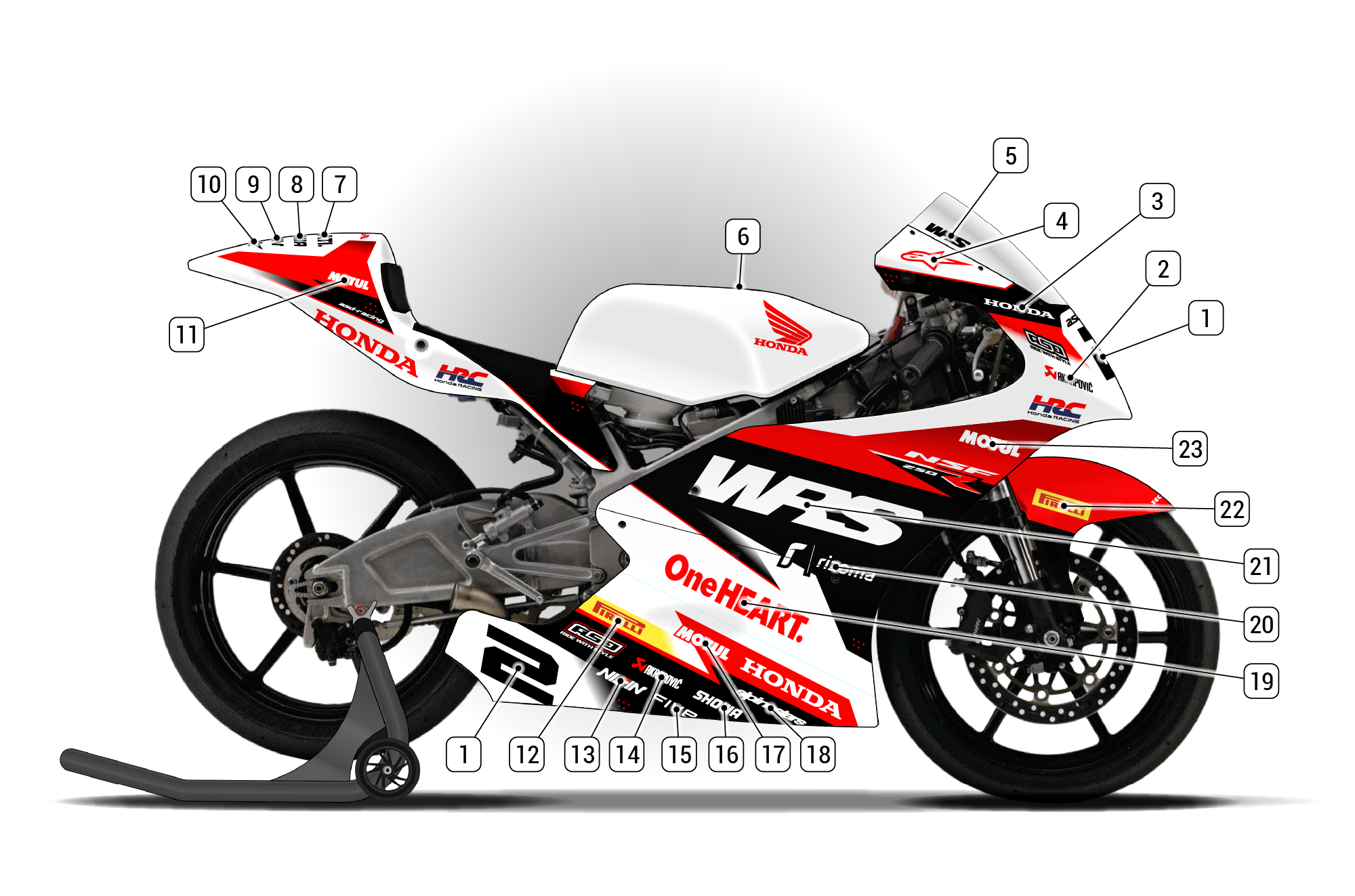 HONDA NSF250R 2013/24 | ASD Racing