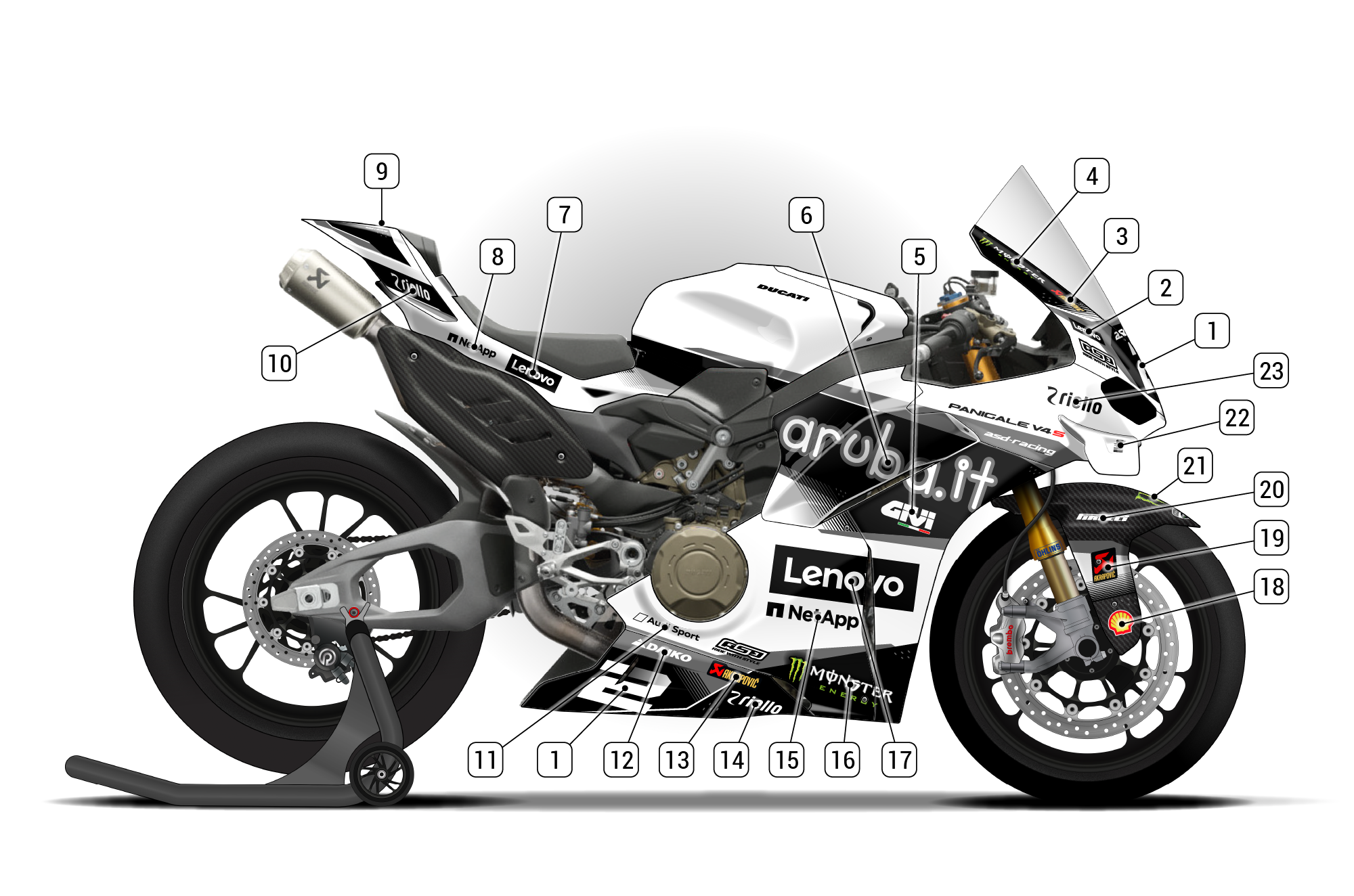 Ducati Panigale V4 2025/26 D1 | ASD Racing