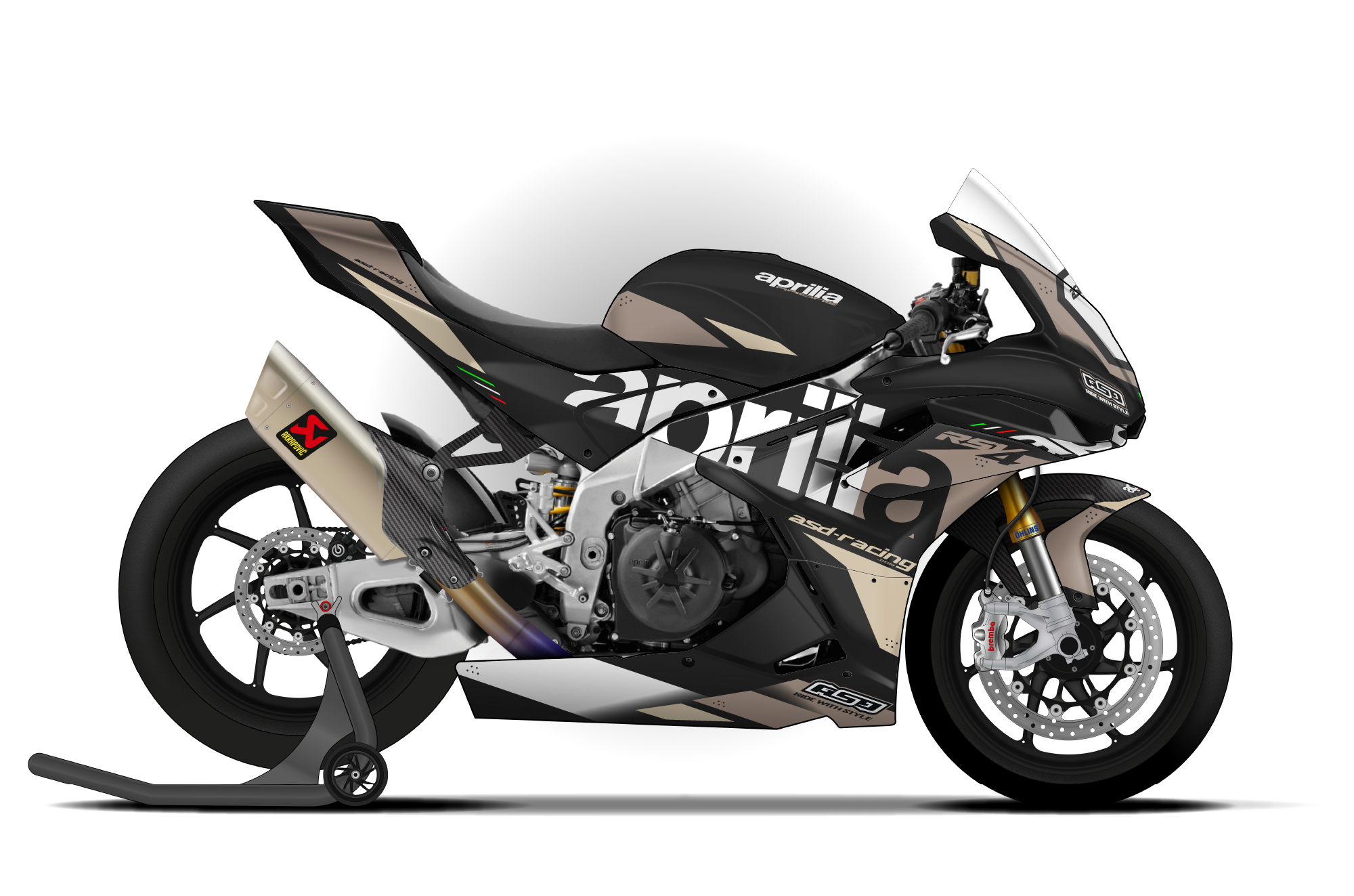 モカ Aprilia RSV4 1100 2021/24 | ASD Racing