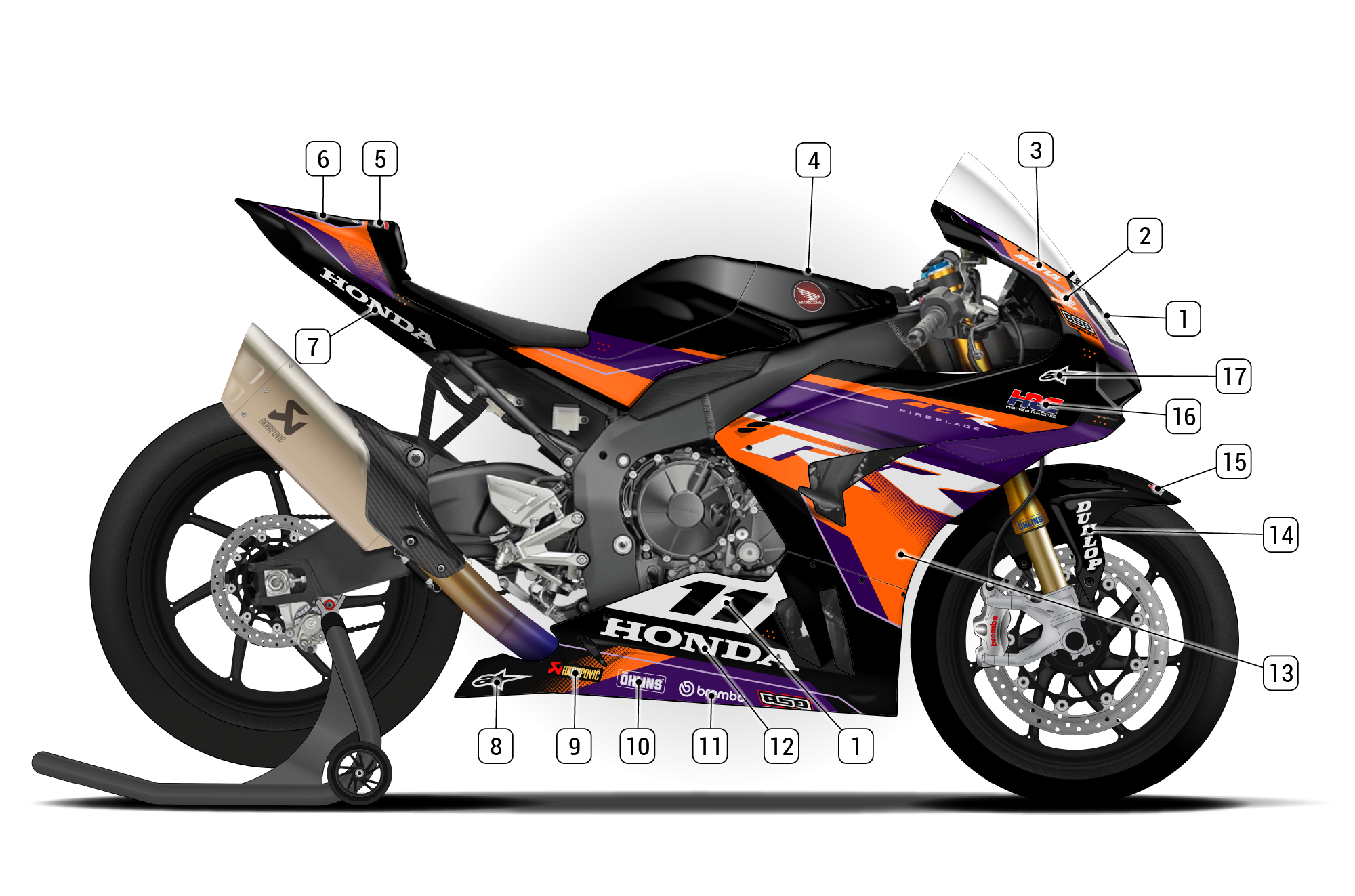 Honda CBR1000RR-R 2024/26 | ASD Racing