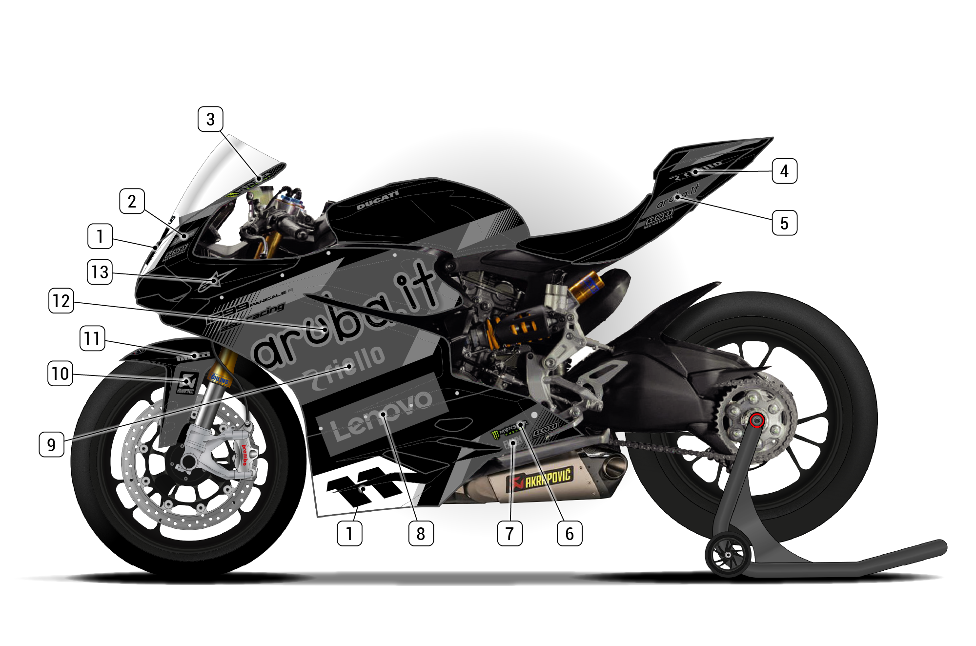 Ducati Panigale 1299 D2 | ASD Racing