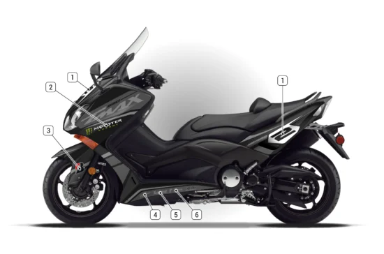 Alternative view of Yamaha TMAX 2012/15