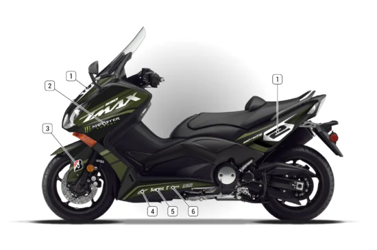 Alternative view of Yamaha TMAX 2012/15