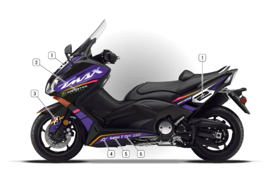 Alternative view of Yamaha TMAX 2012/15