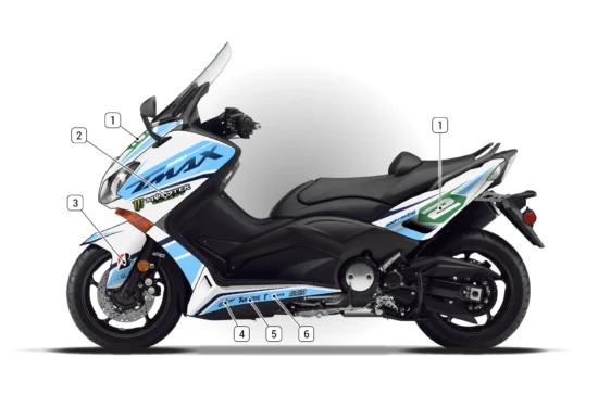 Alternative view of Yamaha TMAX 2012/15