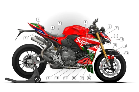 Alternative view of Ducati Streetfighter V2 2025