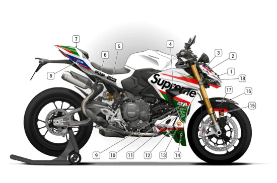 Alternative view of Ducati Streetfighter V2 2025