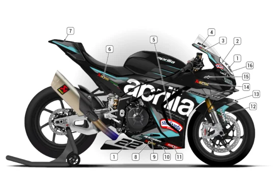 Alternative view of Aprilia RSV4 1100 2025/26