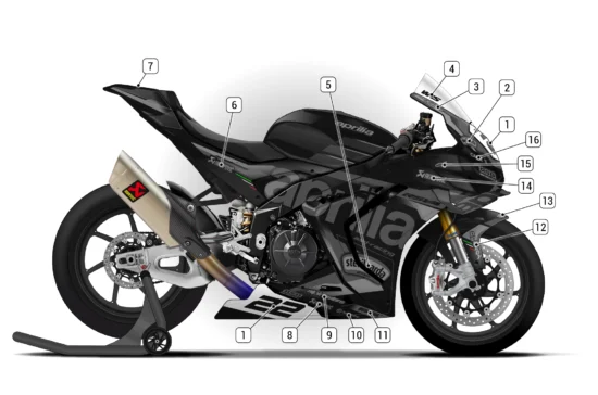 Alternative view of Aprilia RSV4 1100 2025/26