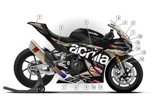 Alternative view of Aprilia RSV4 1100 2025/26