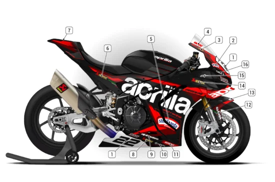 Alternative view of Aprilia RSV4 1100 2025/26