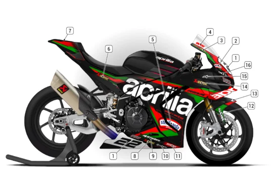 Alternative view of Aprilia RSV4 1100 2025/26