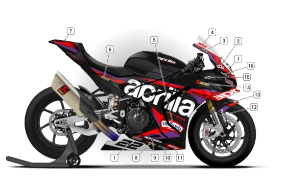 Alternative view of Aprilia RSV4 1100 2025/26