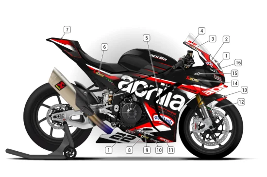 Alternative view of Aprilia RSV4 1100 2025/26