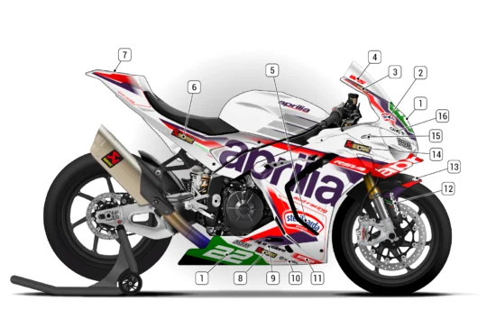 Alternative view of Aprilia RSV4 1100 2025/26