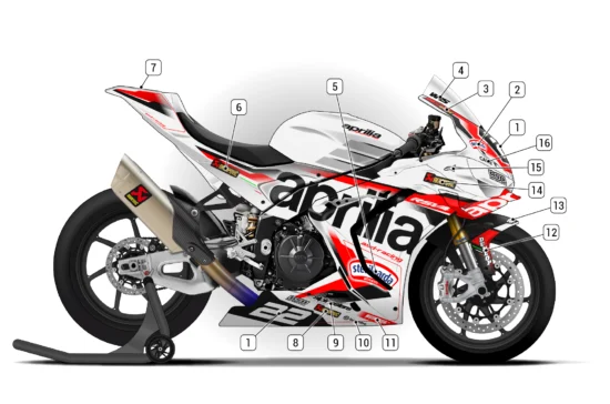 Alternative view of Aprilia RSV4 1100 2025/26