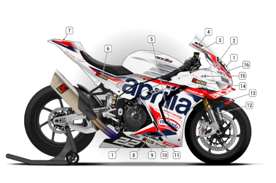 Alternative view of Aprilia RSV4 1100 2025/26