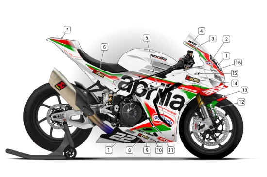 Alternative view of Aprilia RSV4 1100 2025/26