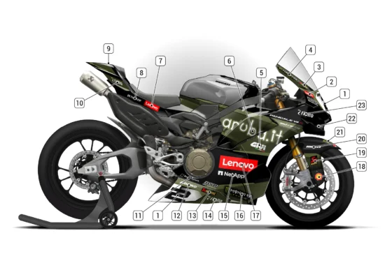 Alternative view of Ducati Panigale V4R 2026