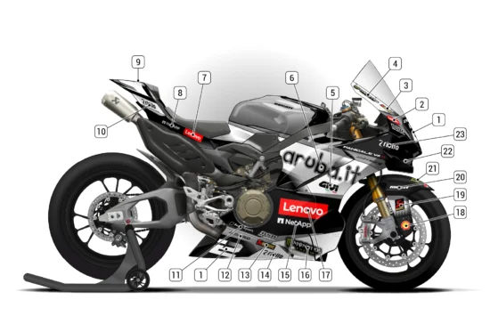 Alternative view of Ducati Panigale V4R 2026