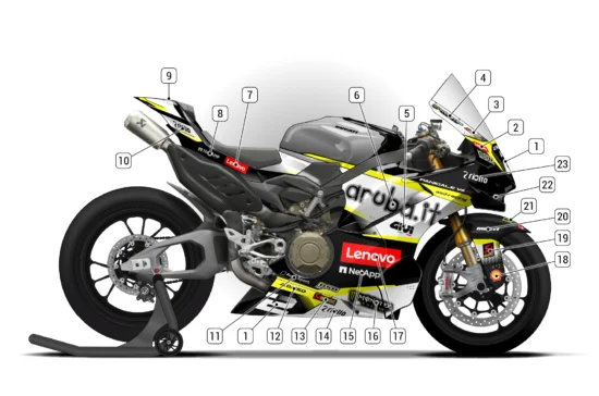 Alternative view of Ducati Panigale V4R 2026