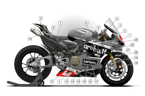 Alternative view of Ducati Panigale V4R 2026