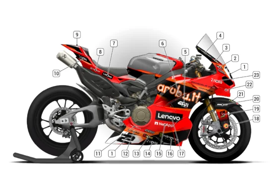 Alternative view of Ducati Panigale V4R 2026