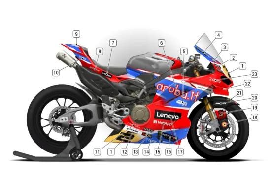 Alternative view of Ducati Panigale V4R 2026