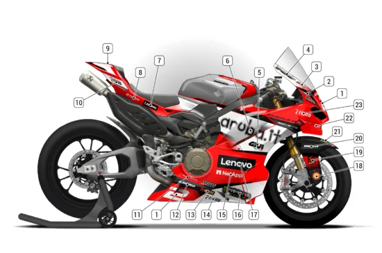 Alternative view of Ducati Panigale V4R 2026