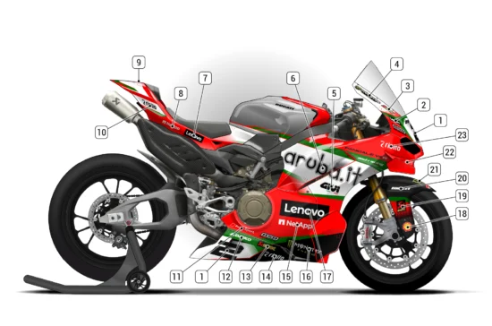 Alternative view of Ducati Panigale V4R 2026