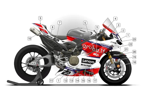 Alternative view of Ducati Panigale V4R 2026