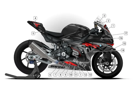 Alternative view of BMW M1000RR 2025/26