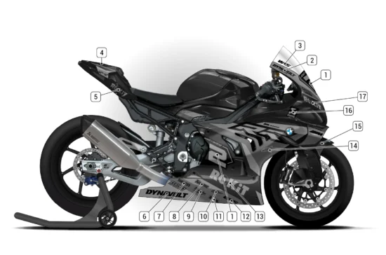 Alternative view of BMW M1000RR 2025/26