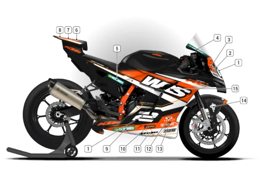 Alternative view of KTM 990 RC R 2026