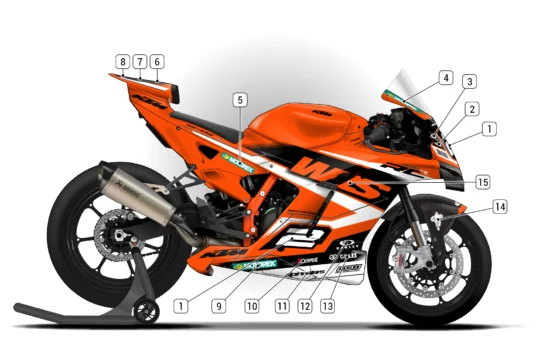 Alternative view of KTM 990 RC R 2026