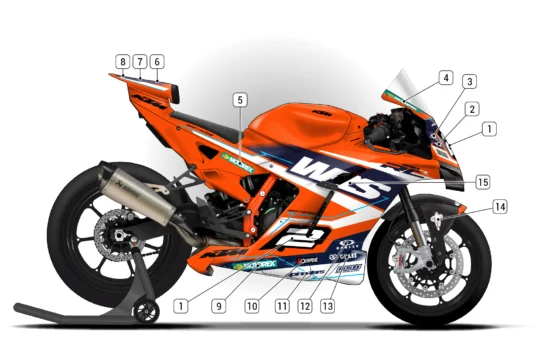Alternative view of KTM 990 RC R 2026
